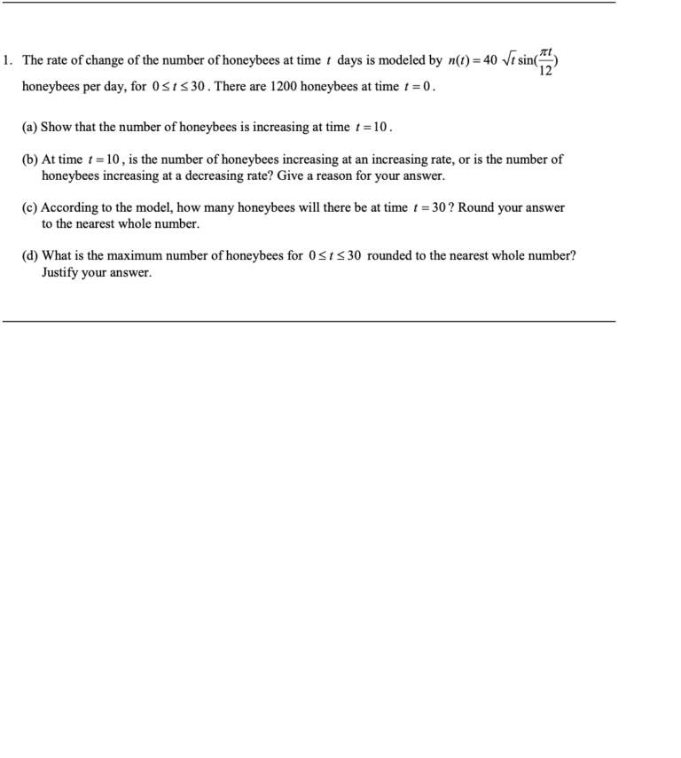 AP Calculus AB Practice Test 1